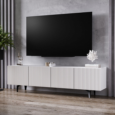 Тумба под ТВ белый снег 200